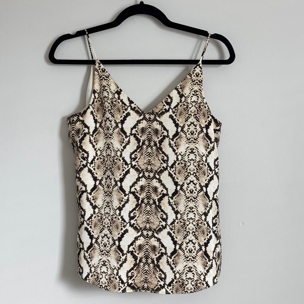 Express Women's Snake Print V-Neck Spaghetti Strap Cami Top Size S - Picture 5 of 8